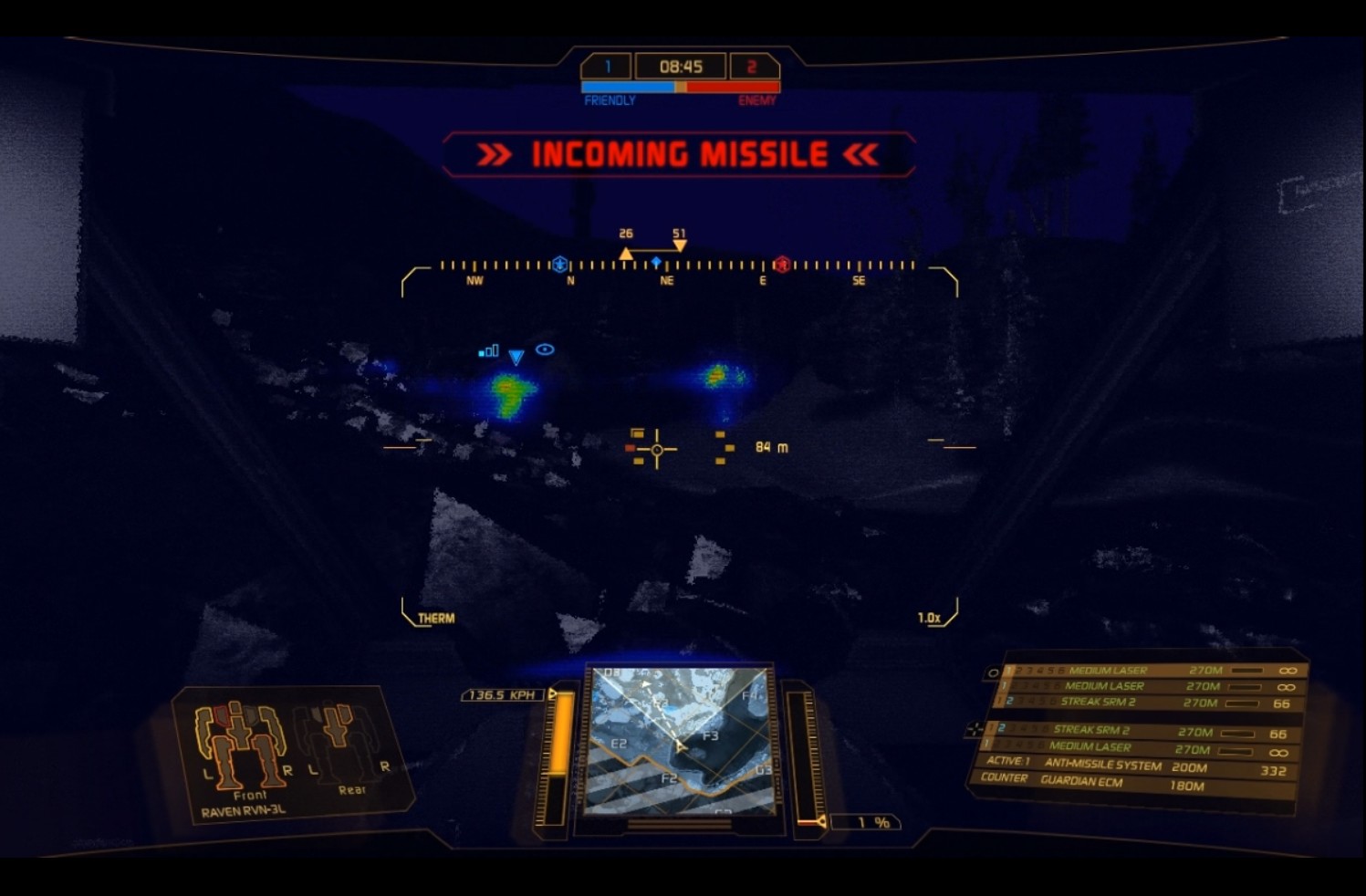 MechWarriorOnline Missile Intro-Grafik
